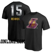 Black Men's Austin Reaves Los Angeles Lakers Midnight Mascot T-Shirt