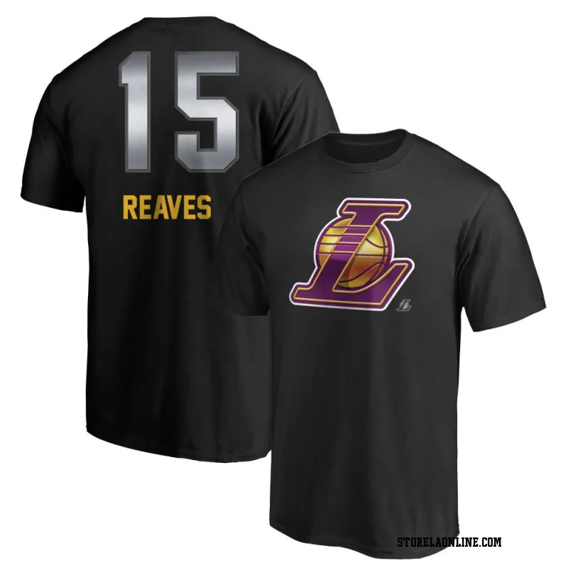 Black Men's Austin Reaves Los Angeles Lakers Midnight Mascot T-Shirt