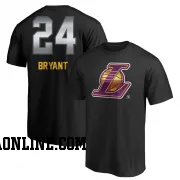 Black Men's Kobe Bryant Los Angeles Lakers Midnight Mascot T-Shirt