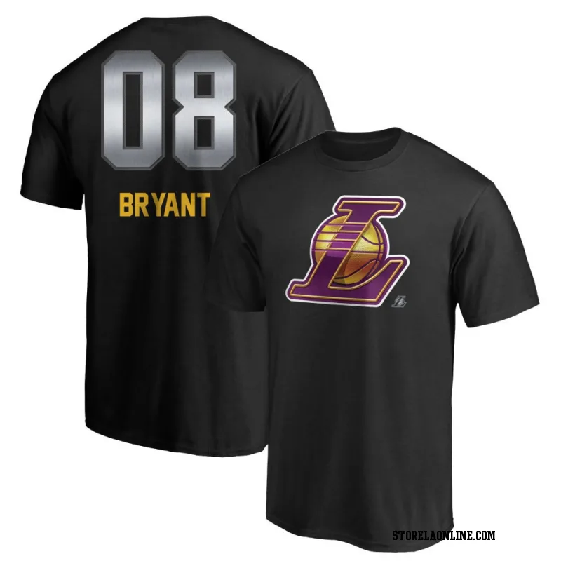 Black Men's Kobe Bryant Los Angeles Lakers Midnight Mascot T-Shirt