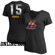 Black Women's Austin Reaves Los Angeles Lakers Midnight Mascot T-Shirt