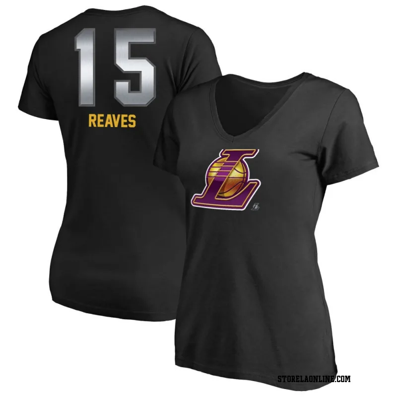 Black Women's Austin Reaves Los Angeles Lakers Midnight Mascot T-Shirt