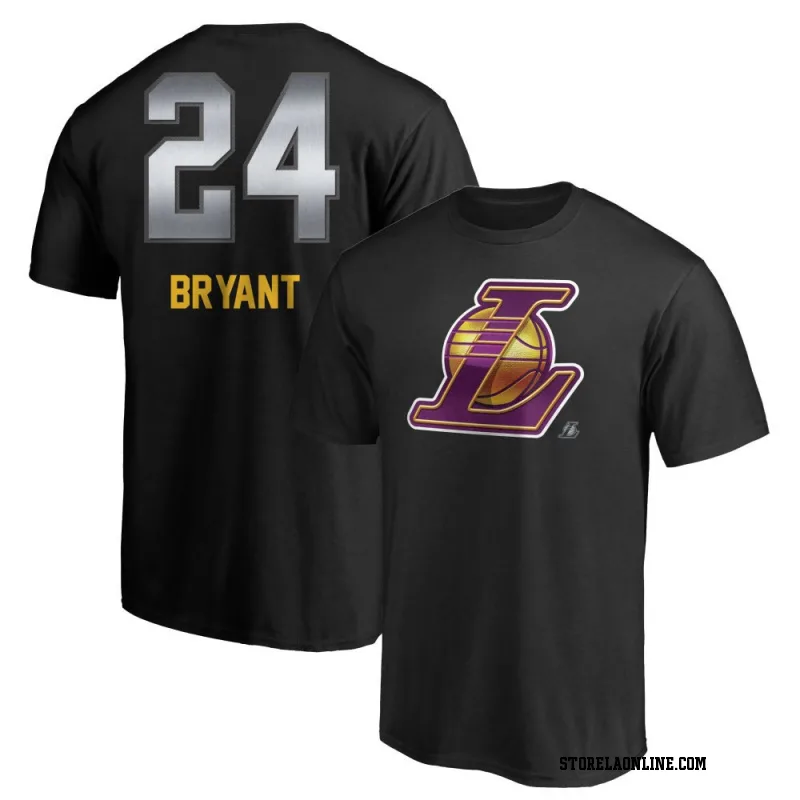 Black Youth Kobe Bryant Los Angeles Lakers Midnight Mascot T-Shirt