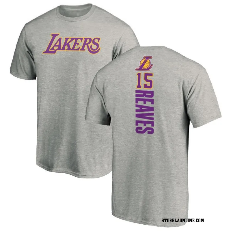 Men's Austin Reaves Los Angeles Lakers Ash Backer T-Shirt